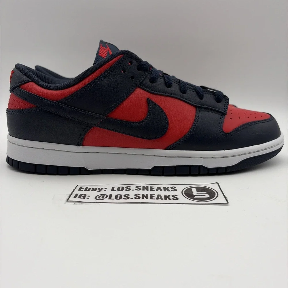 Size 11 - Nike Dunk Retro 2024 Low Navy Red (dv0833-601)